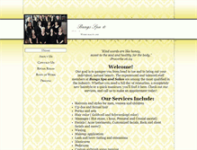 Tablet Screenshot of bangsspaandsalon.com